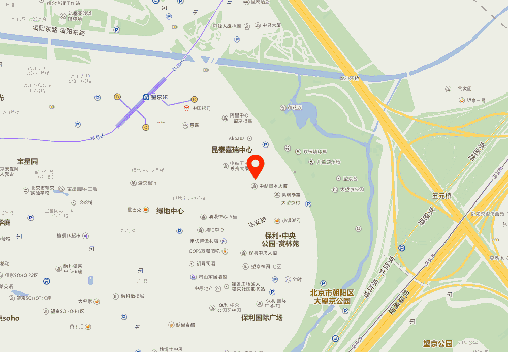中航产融大厦位置地图